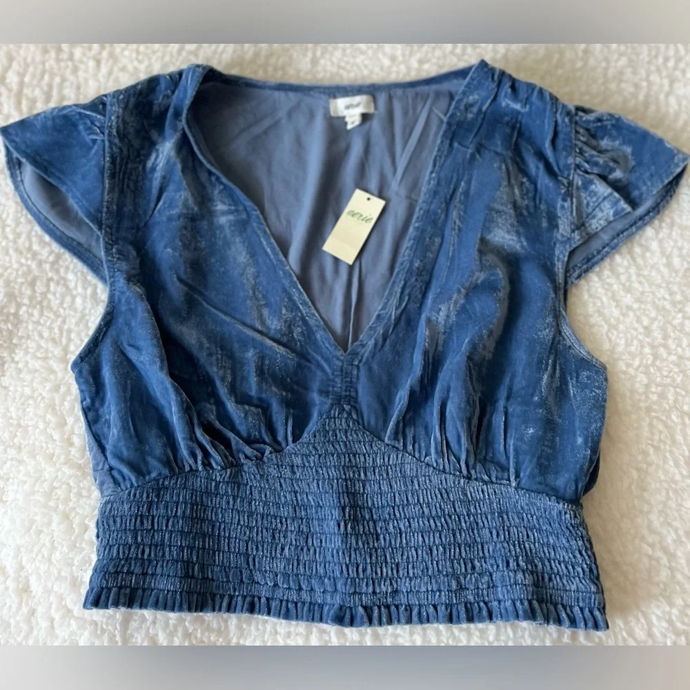 NWT Aerie Velvet Crop Top - Size S